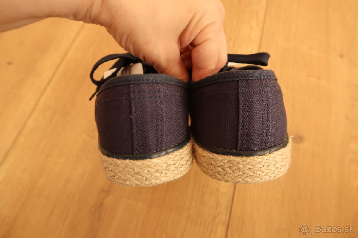 Dámske tenisky plátenky espadrilky ESMARA č. 40 - NOVÉ - 7