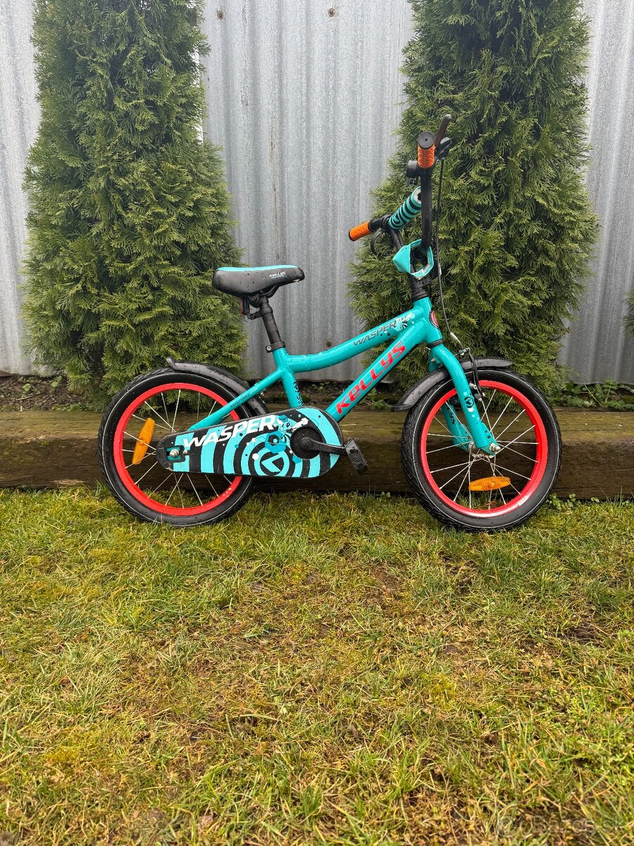 Detský bicykel 16" Kellys Wasper modrý - 7