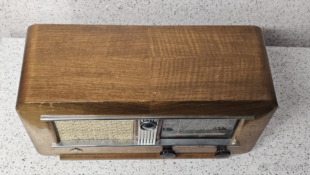 ☆ Starožitné elektronkové radio INGELEN COLOMBUS 51W - 7