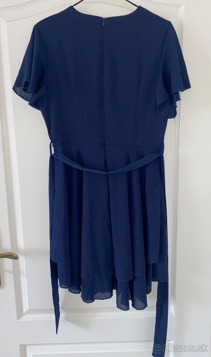 Shein tmavomodre saty velkost M - 7