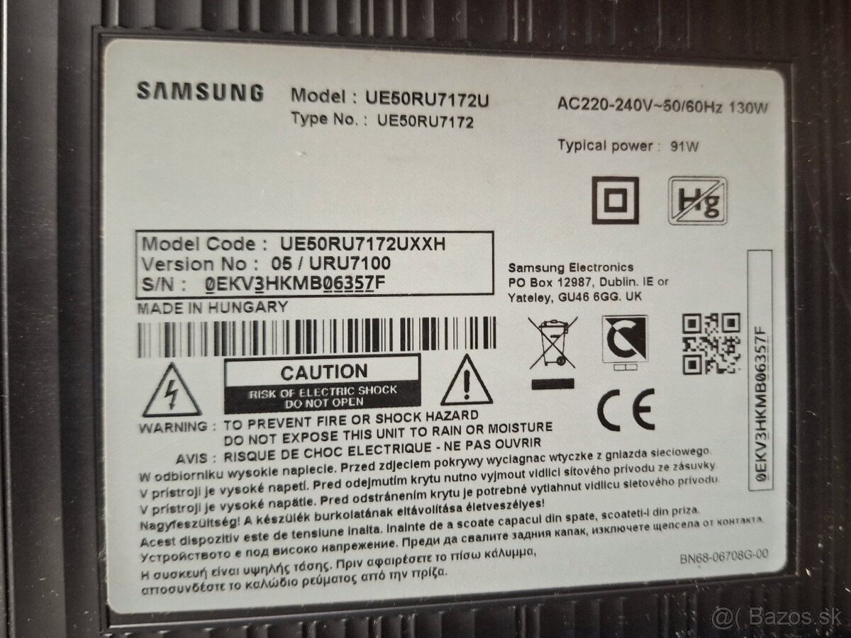 Samsung UE50RU7172 - 7