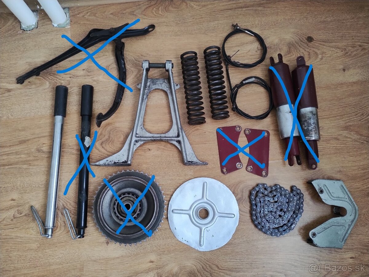 Prodám díly na Jawa 250/353 a jawa 250/559 - 7