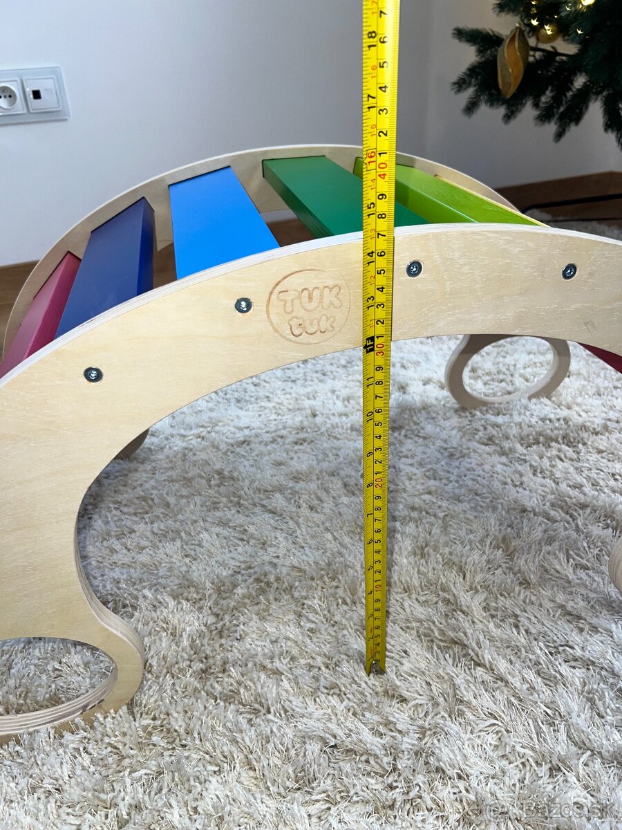 Dúhová Montessori hojdačka - 7