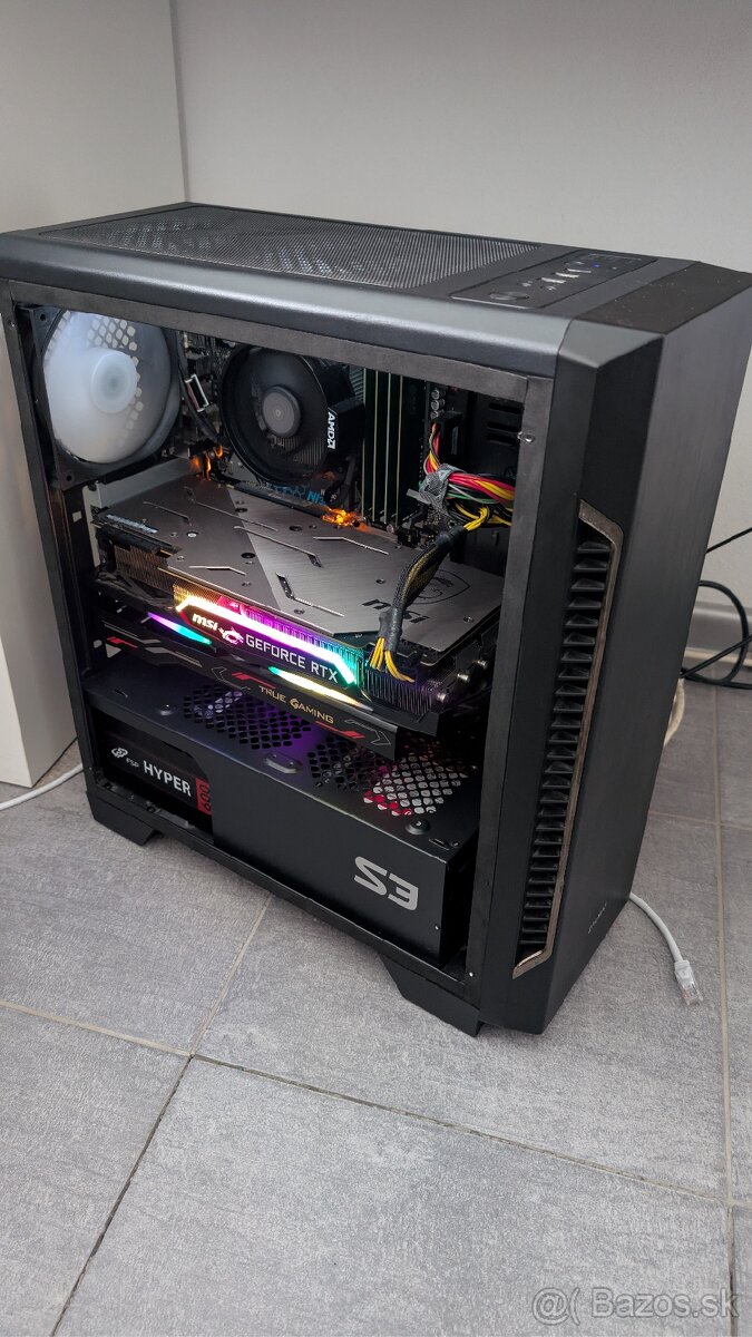 Herné pc ryzen 5 5600x / 64gb ram / rtx 2080 - 7