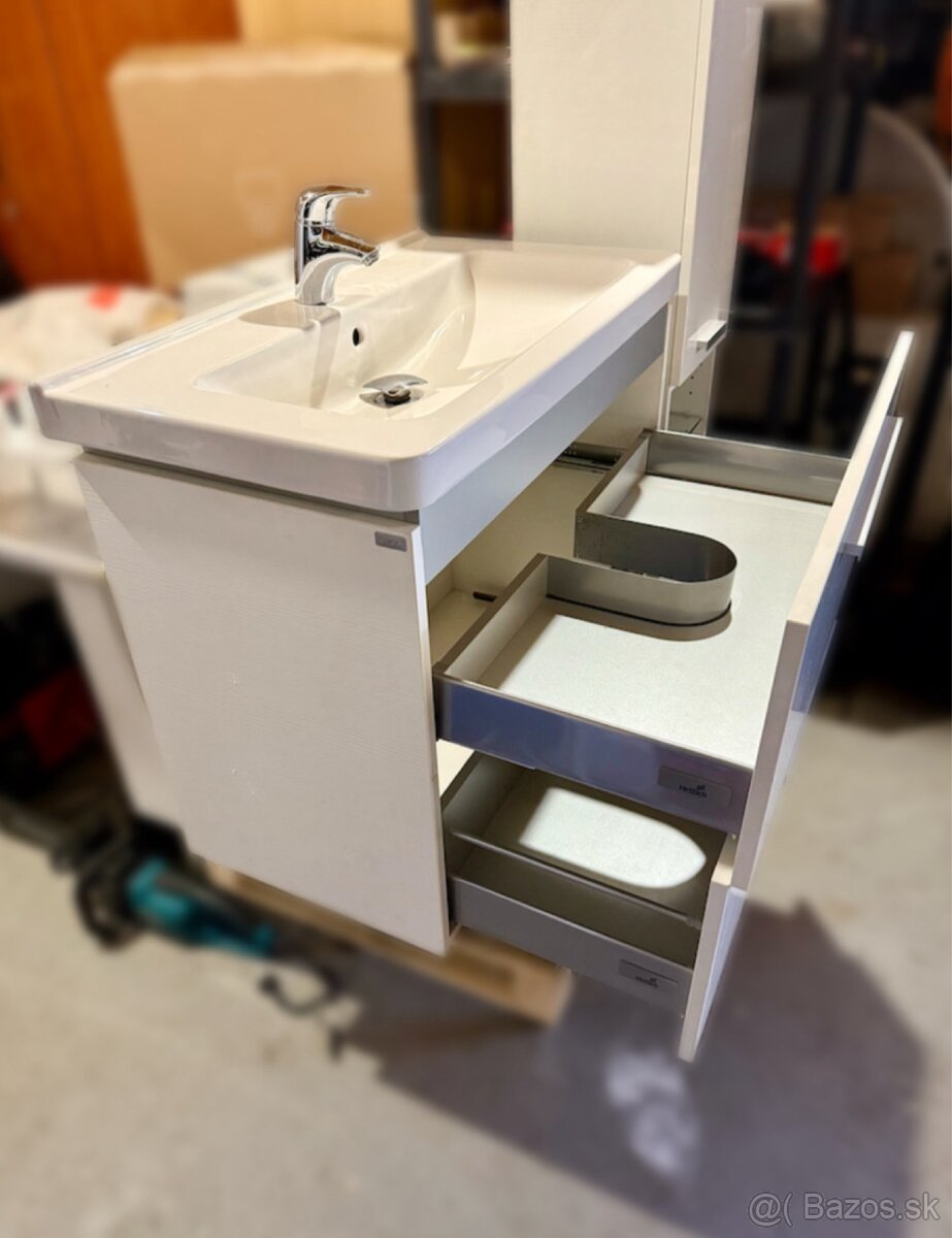 Predám 2 kúpeľňové skrinky s umývadlom JIKA Cubito - 7