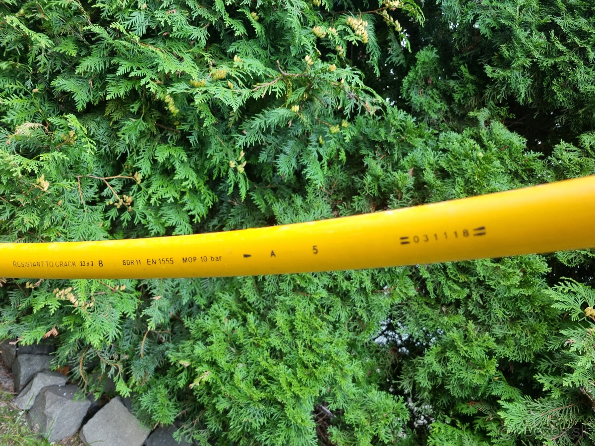 Plynová rúra HDPE 32X3 : 13metrov - 7