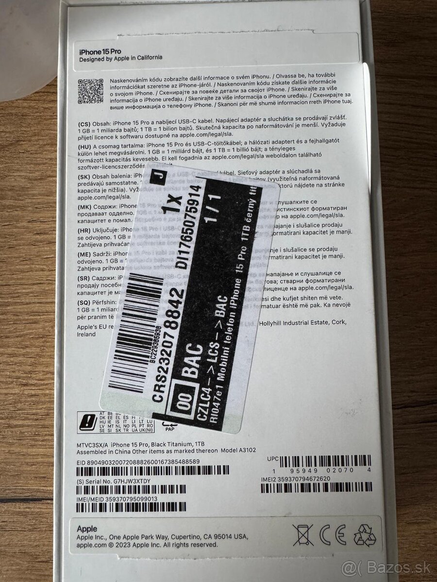 Predam iphone 15 PRO 1TB - TOP STAV - 7