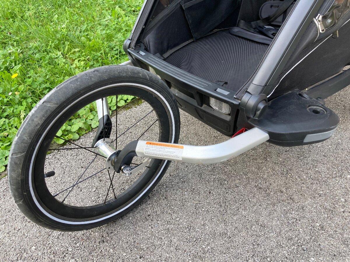 Predám vozík Thule Chariot Sport 1 + RunSet - 7