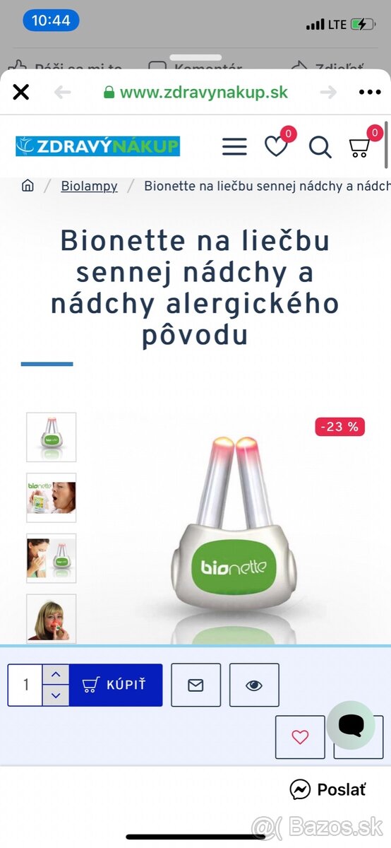 Bionette svetelna terapia na liečbu alergie nova - 7