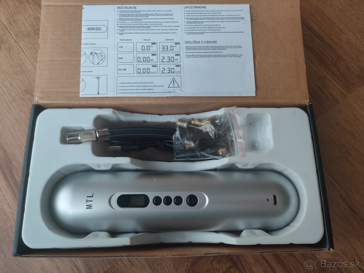 Akumulátorový elektrický kompresor / pumpa MTL - 7