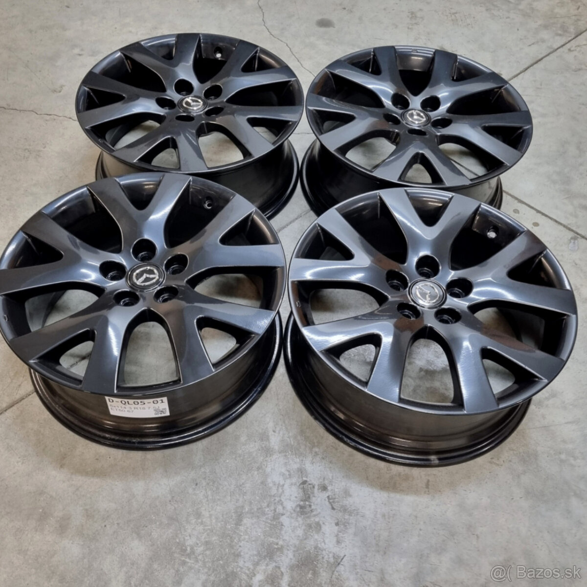 Hliníkové Mazda disky 5x114,3 R18 7,5J ET50 - 7