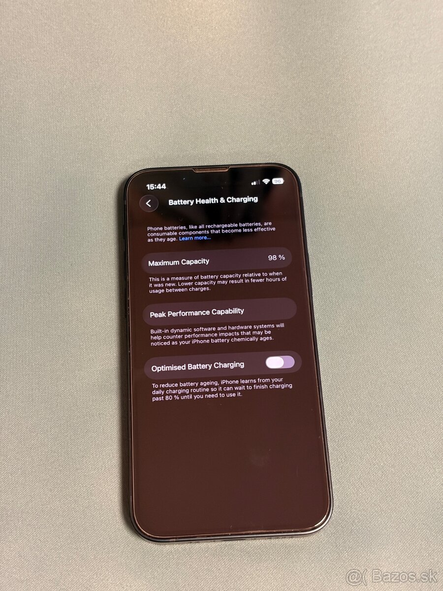 Predám iPhone 13 Mini 128 GB | Midnight modrá | 98% zdravie - 7