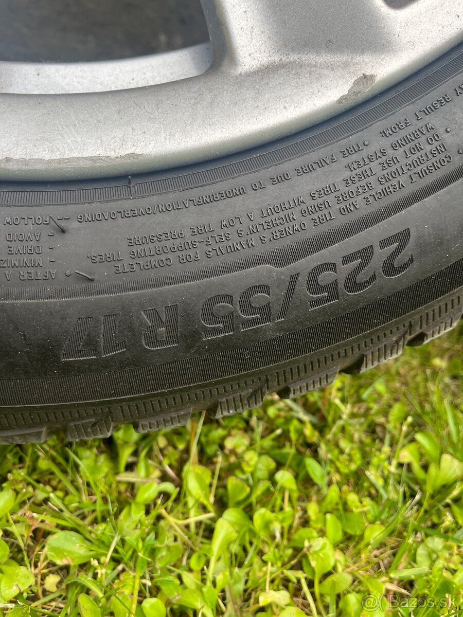 5x120 BMW r17 disky+ pneu zimné 225/55 r17 Runflat 8jx17eh2 - 7