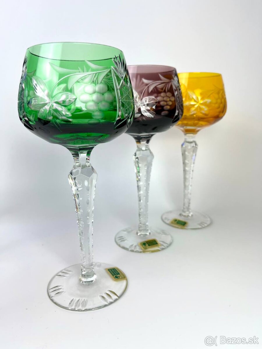 Krištáľové poháre na víno Lausitzer - 7