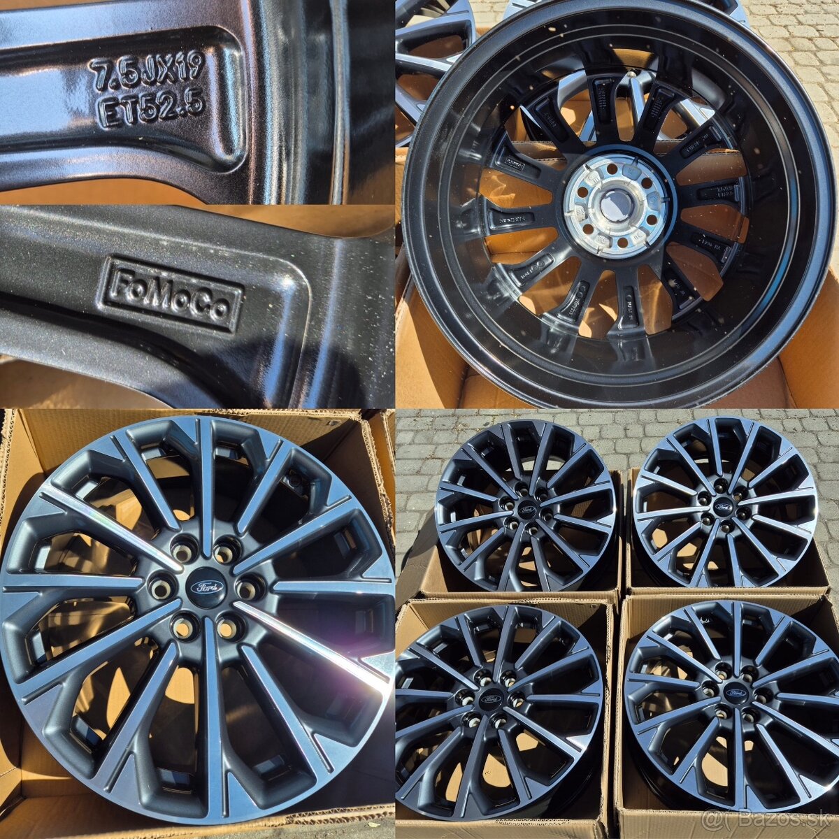 Nové originál ALU disky FORD r19 Transit Custom 6x120 - 7