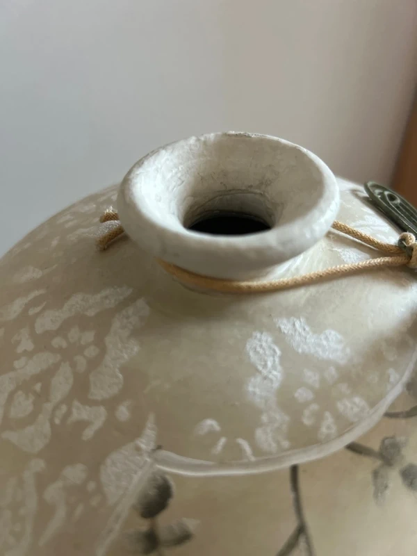 Guľatá keramická váza - 7