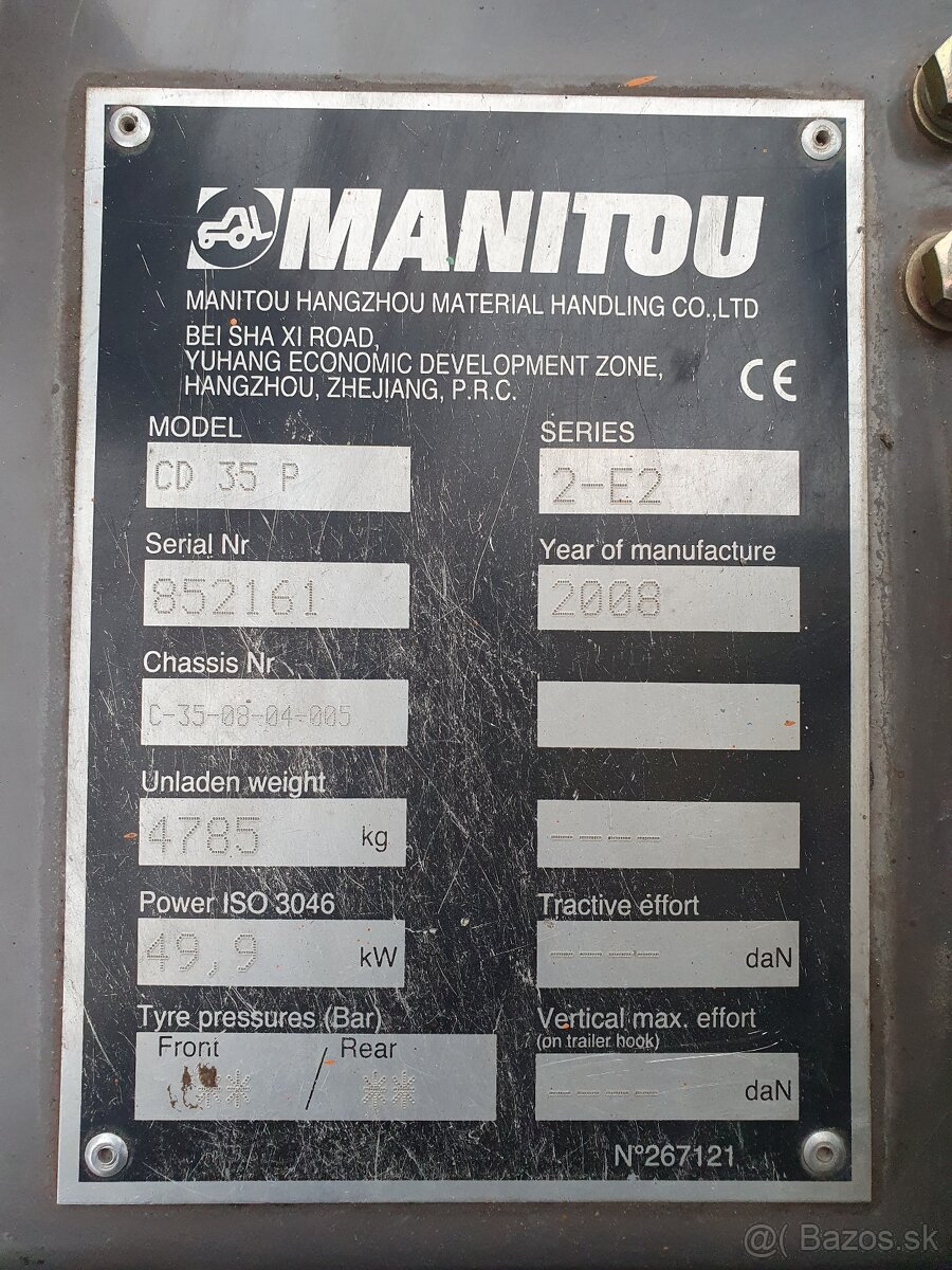 VZV Manitou CD 35 P diesel - 7