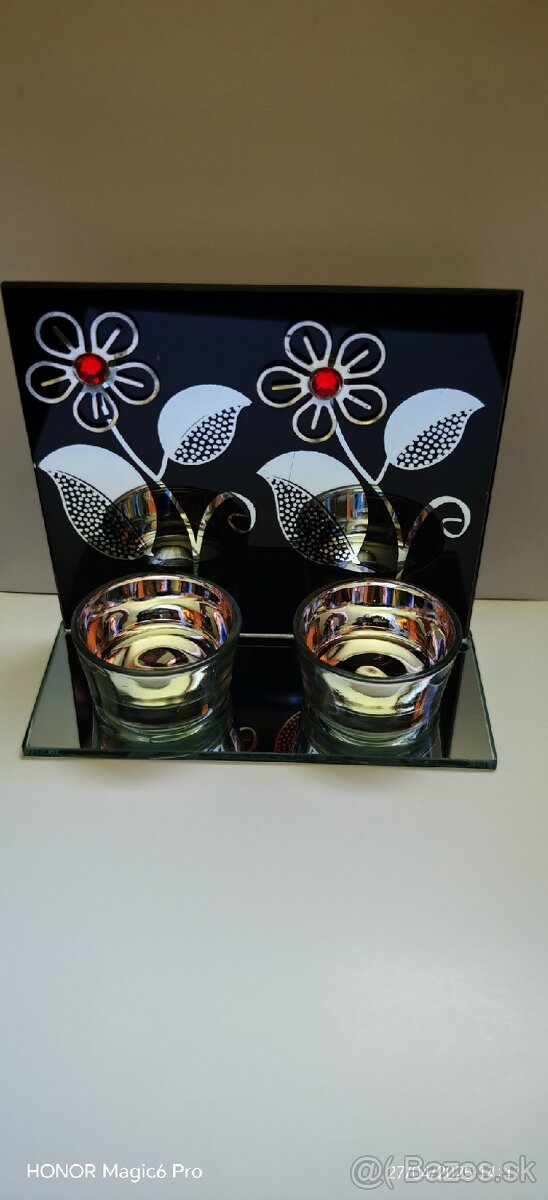 Nový sklenený svietnik. - 7