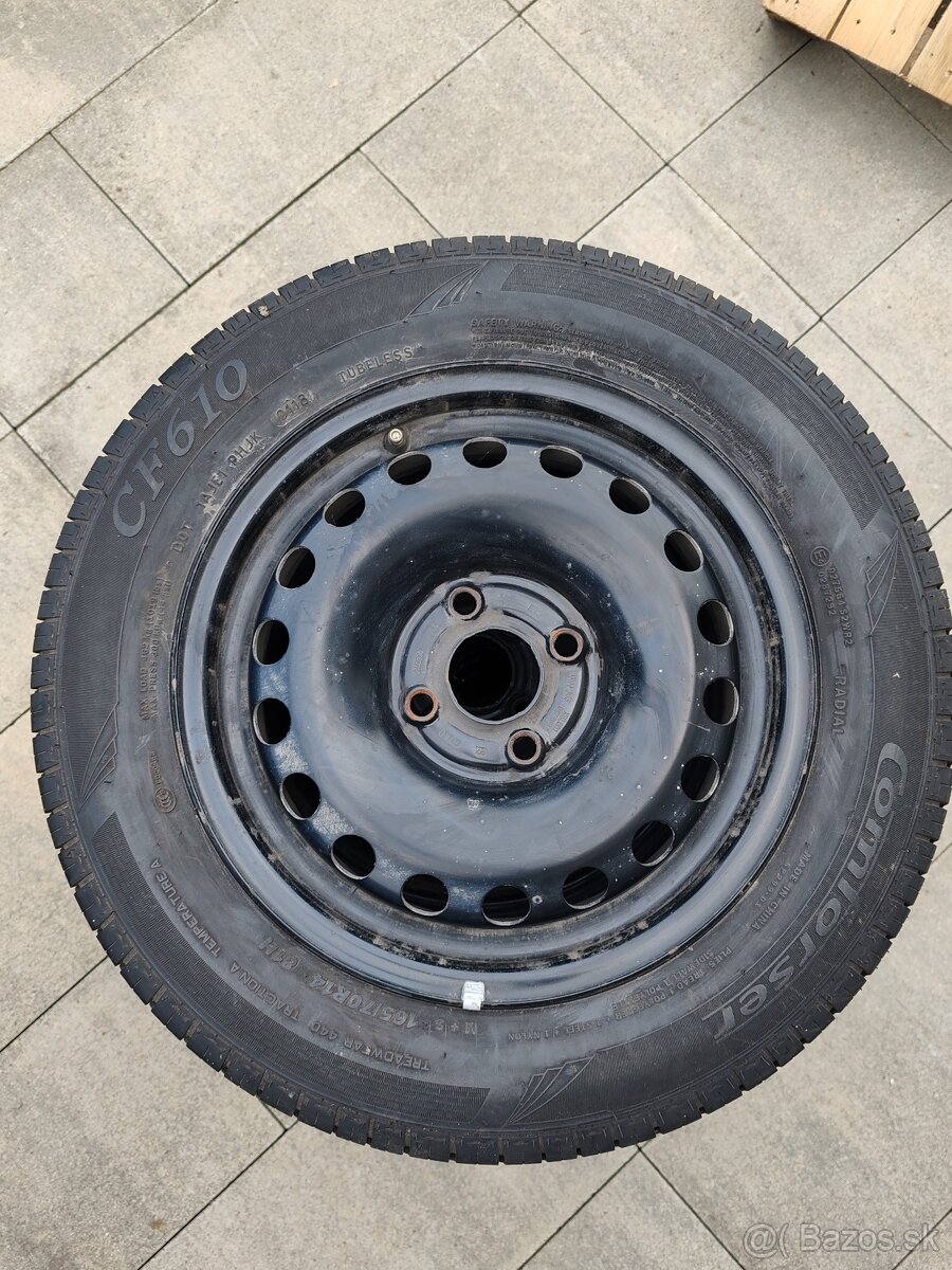 Predám zimne pneumatiky 175 65r14+disky 4x100 citigo, vw up - 7