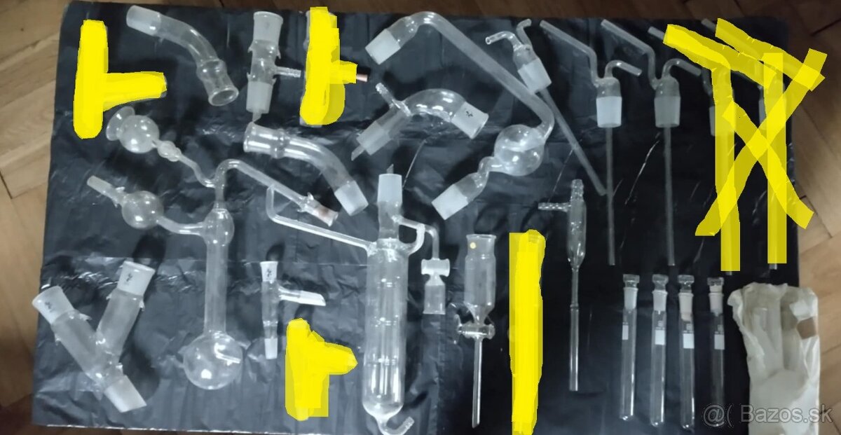 Chemické sklo /výveva vodná / Nástavec extrakčný .... - 7