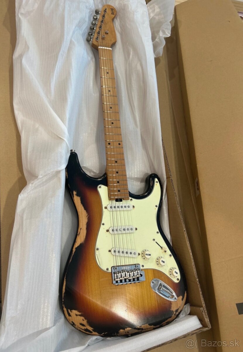 Úplne nová Elektrická gitara PSD Guitars STC 300R Sunburst - 7
