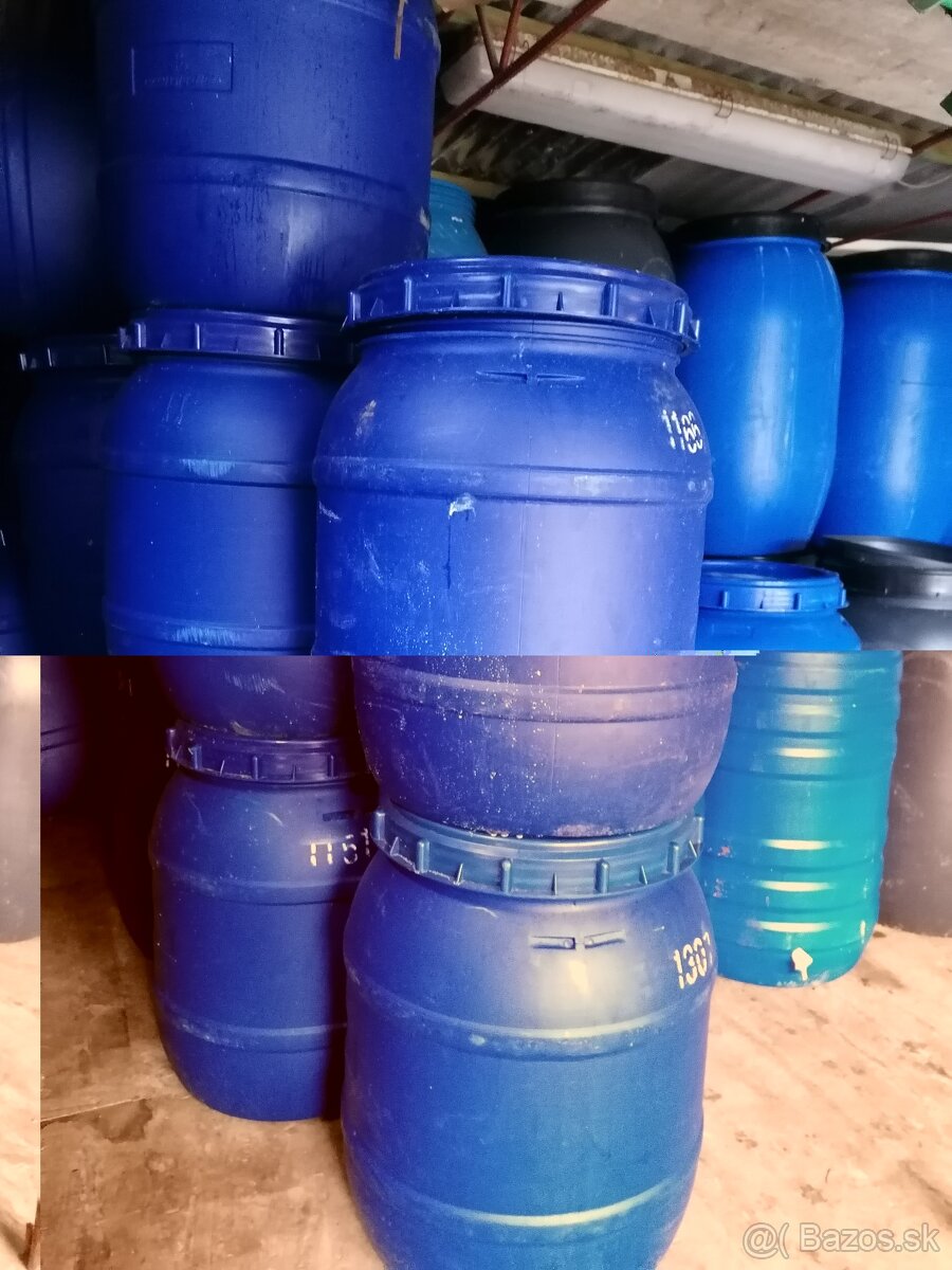 Plastové sudy 150L ,,,pri dohode možnosť dopraviť - 7