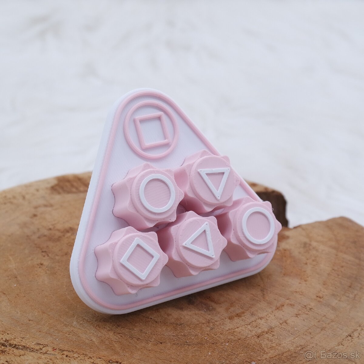 Ružové Squid Game Kocky a Gonggi Hra - 7