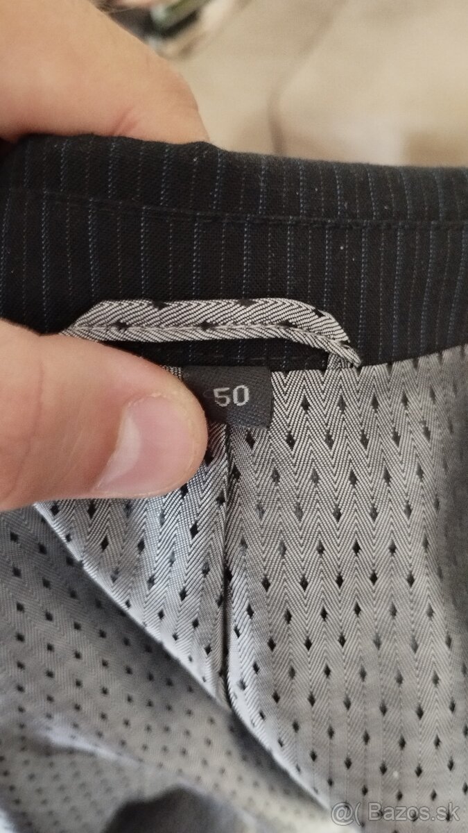 Pánsky oblek - veľkosť 50 (M) - 7