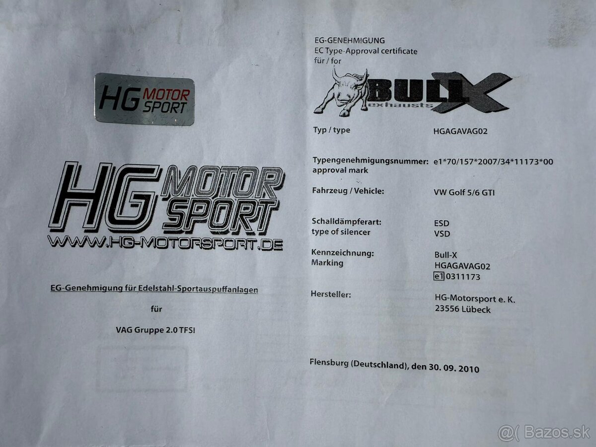 Vyfuk HG MotorSport BullX R32 Look - 7