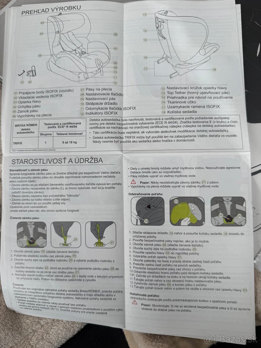 RÖMER BRITAX TRIFIX 9-18kg - 7