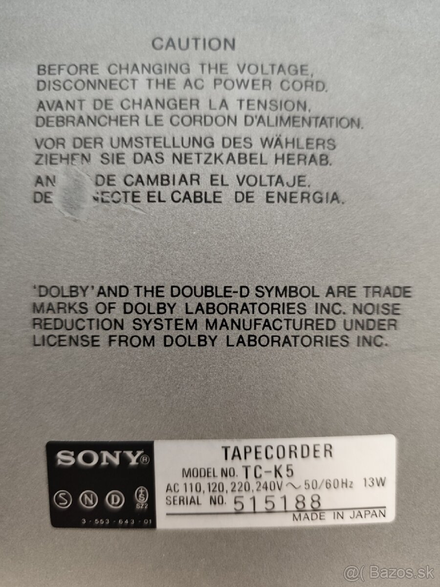 SONY HiFi retro zostava - 7