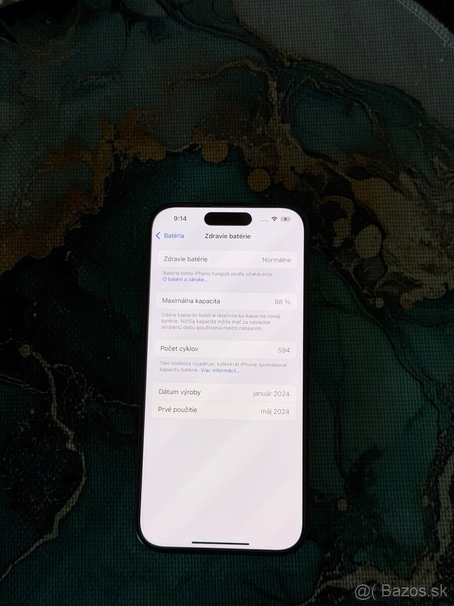 iPhone 15 pro 128GB v záruke 5.2026 - 7
