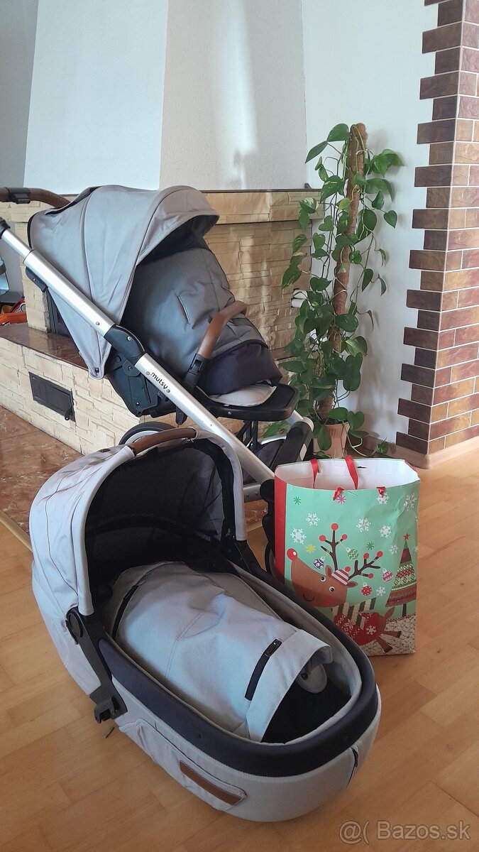 Kombinovaný kočík s fusakom+Pampers č.1 - 7