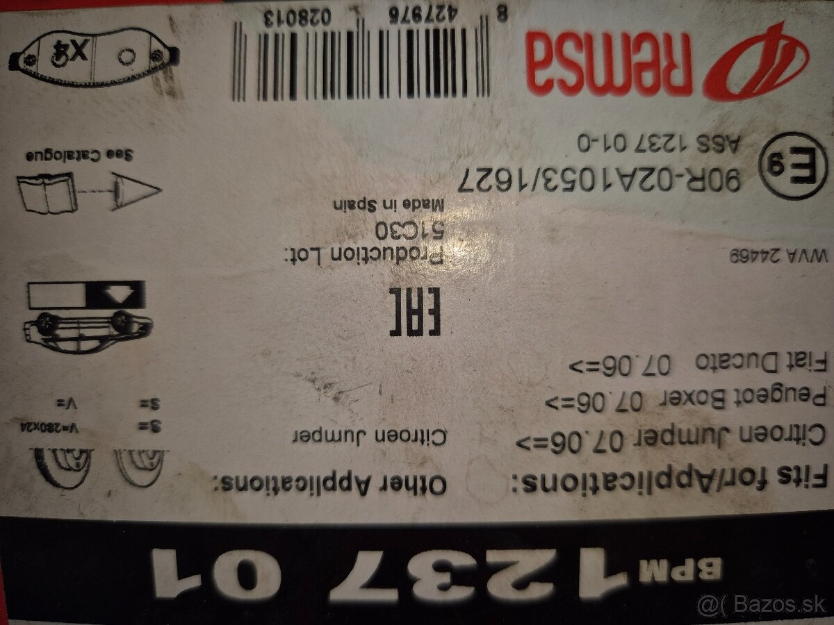 Predám nové brzdové obloženia - 7