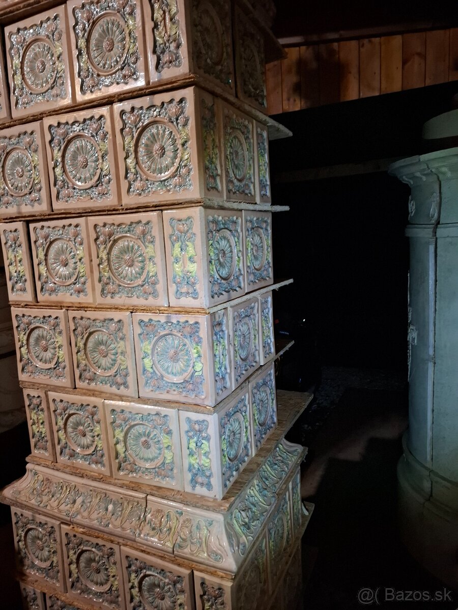 Kachlová pec historická - 7