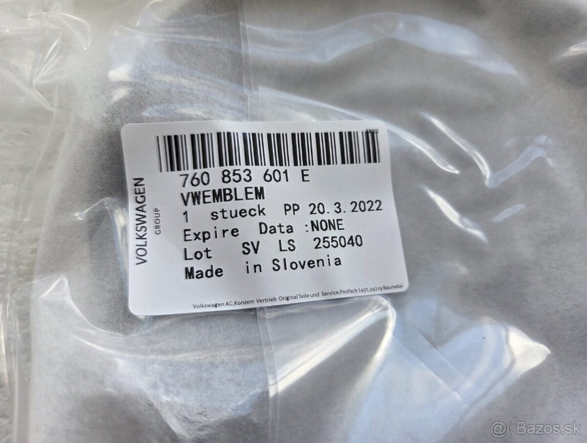 VOLKSWAGEN predny znak pre modely s adaptivnym tempomatom - 7