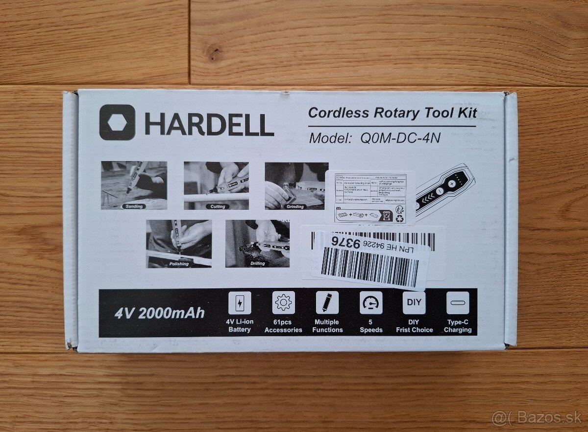 HARDELL Mini bezdrôtové gravírovacie náradie - 7