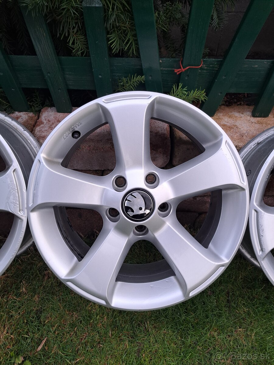 Hliníkové disky 5x112 R16 / škoda,seat,VW,audi... - 7