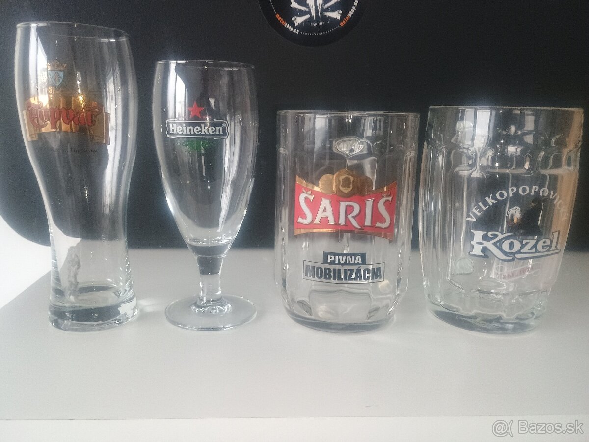 Predám pivné pohare 1/4 - 7