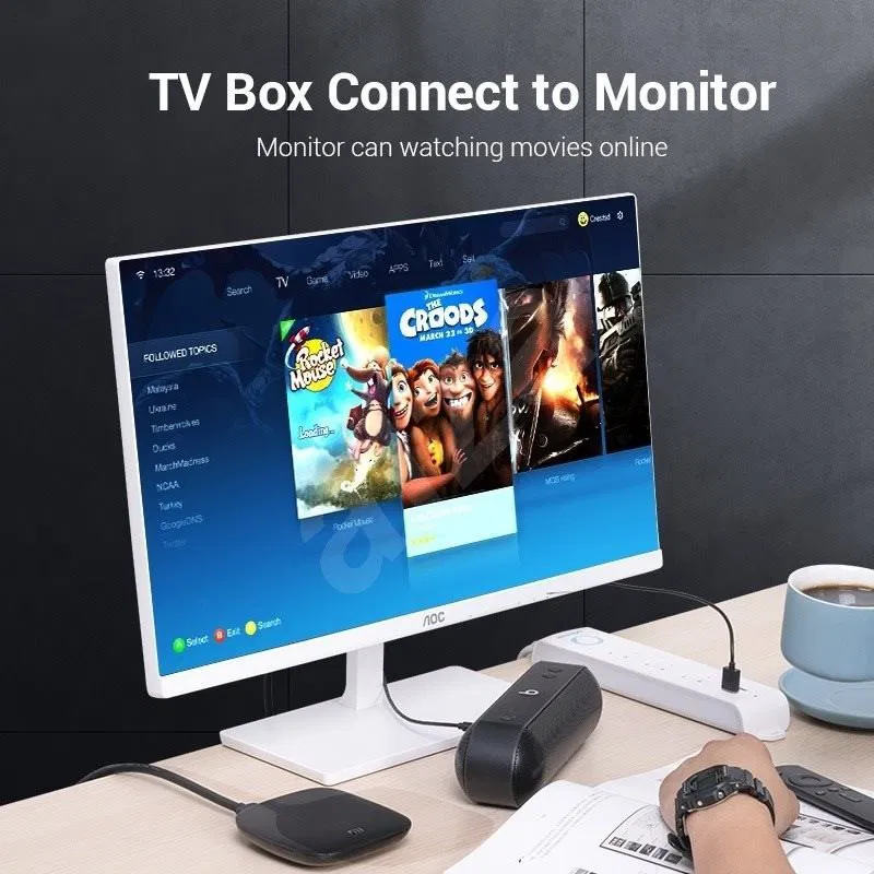 Vention HDMI→VGA s audio a USB napájaním, 2 m - 7