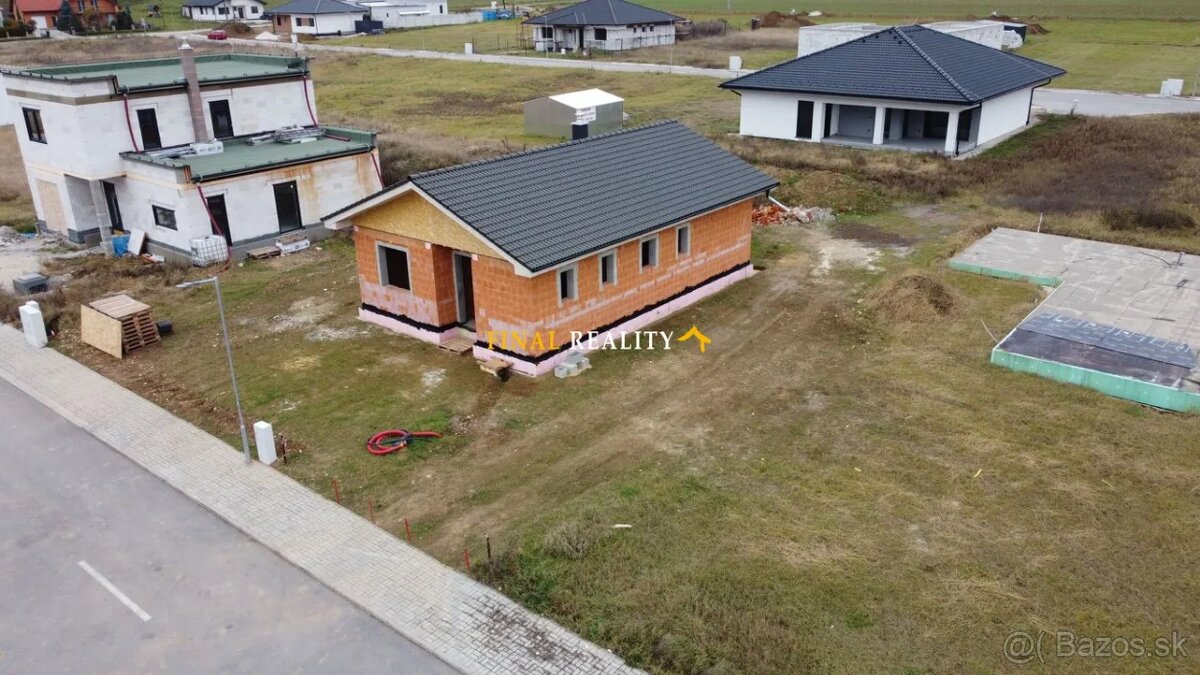 FINALREALITY: 3 izbový bungalov, hrubá stavba, Somorová Ves - 7