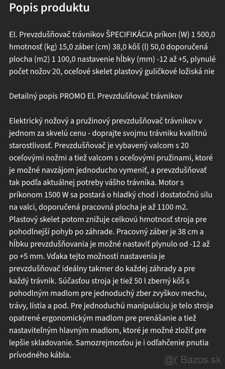 Vertikutátor HECHT 1538 - 7