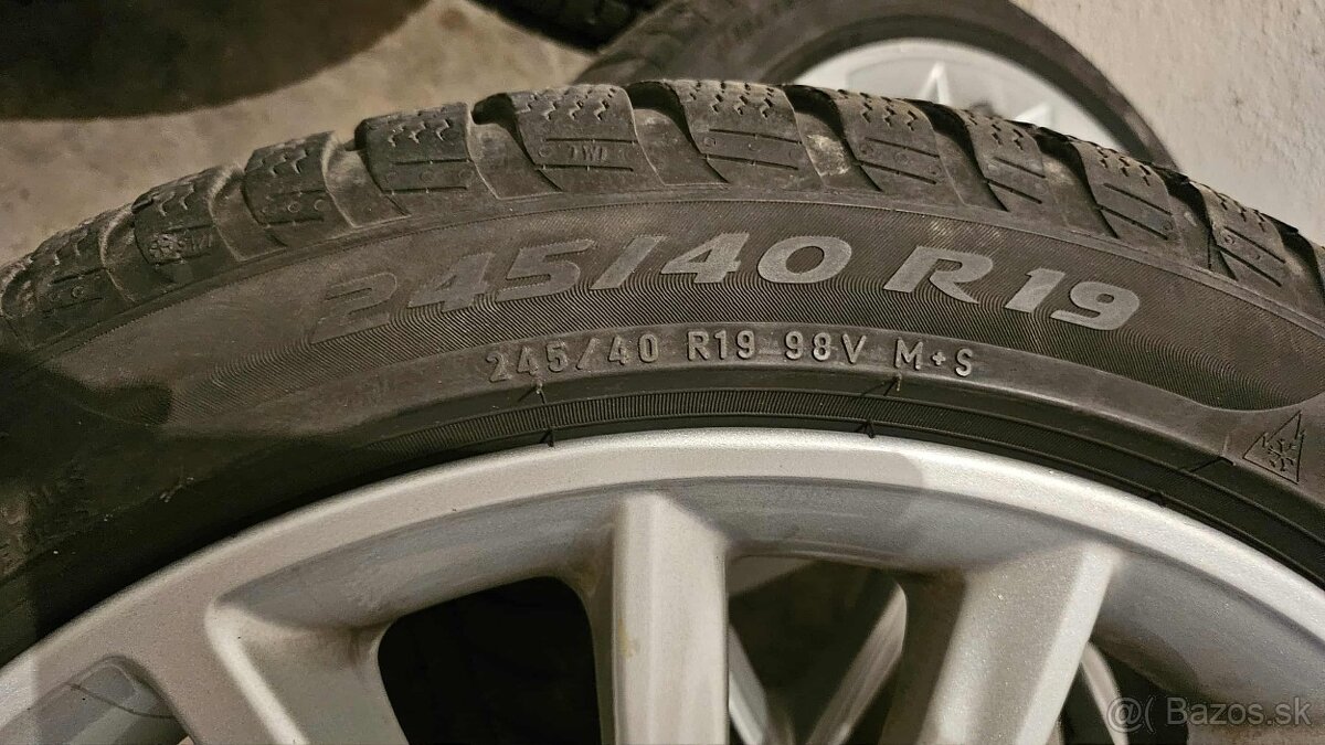 zimne pneu na diskoch na BMW 5 - 7