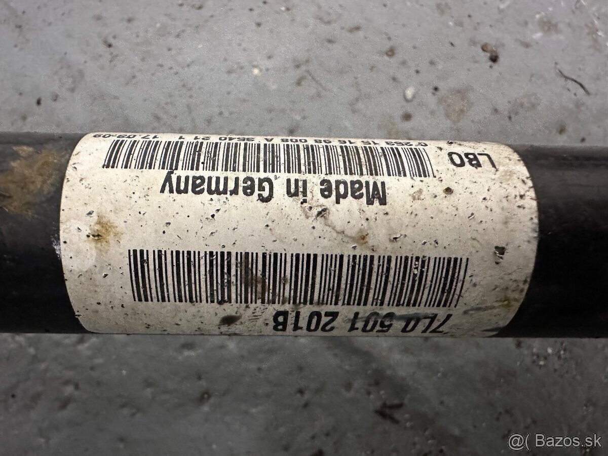 Vw Touareg 3.0tdi diferenciál poloosy podvozok - 7