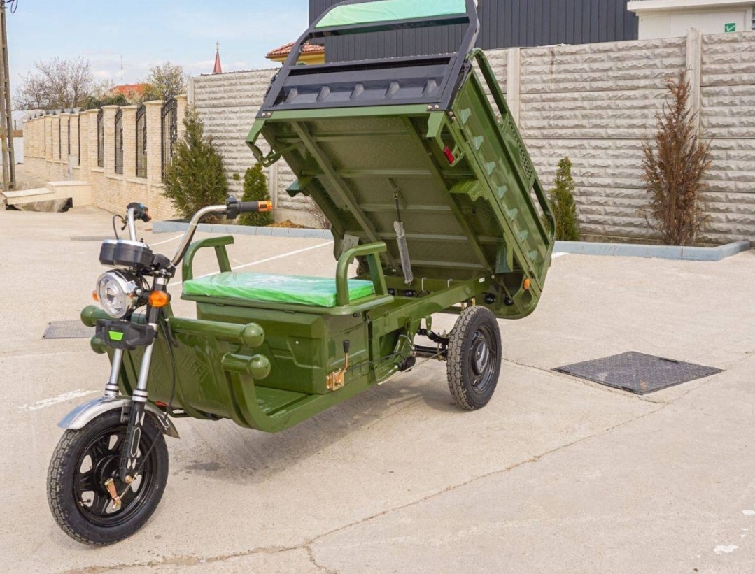 Nákladná elektrická trojkolka - plachta - 7