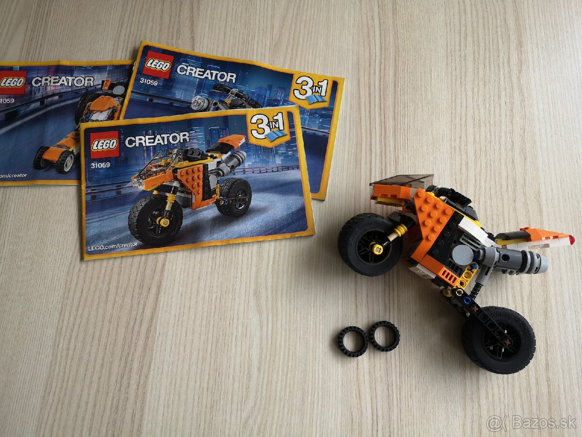 Lego Creator 3v1 31059 Cestná motorka - 7
