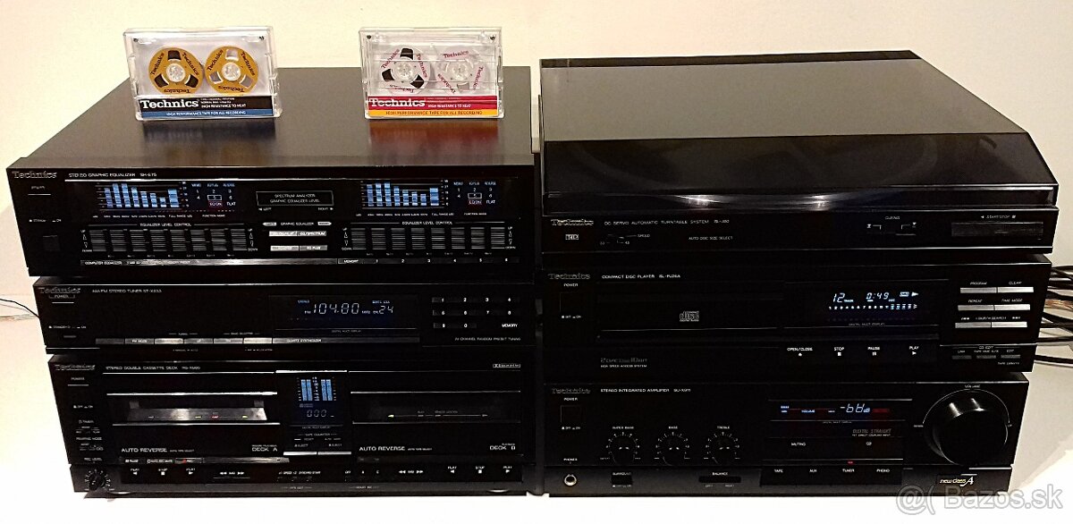 Tuner FM stereo MIDI system = TECHNICS ST-X301, JAPAN, MT07 - 7