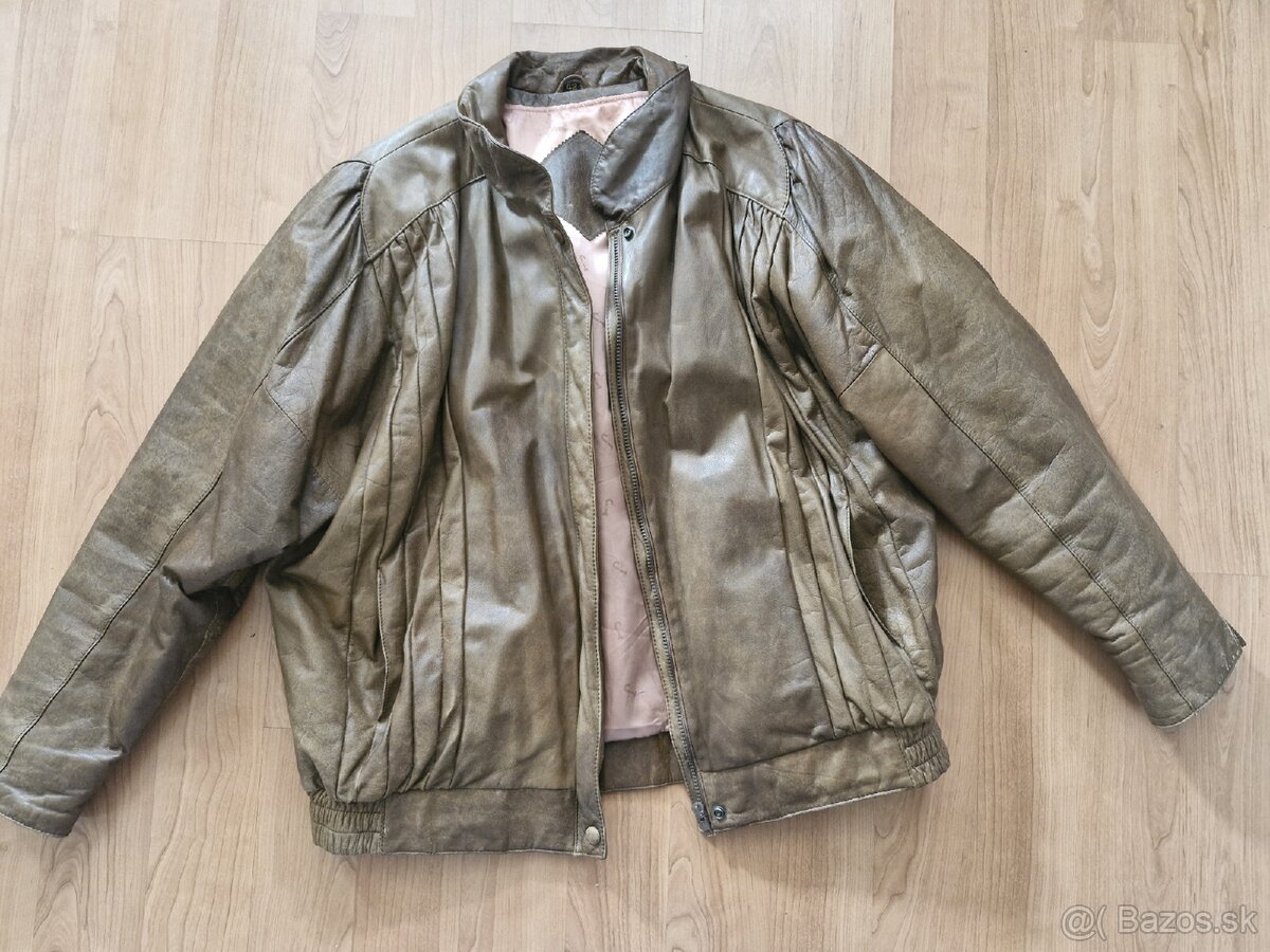 Vintage kožená bunda - 7
