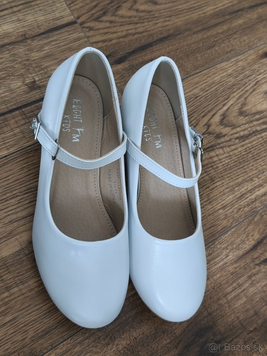 Spoločenské topánky pre dievčatko veľ 33 - 7