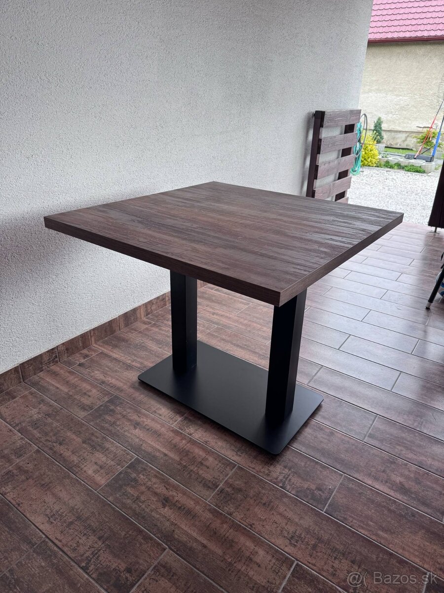 Predám jedálenské stoly na centrálnaj dvojpodnoži - NOVE - 7